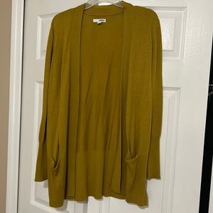 Sonoma cardigan in a beautiful mustard color